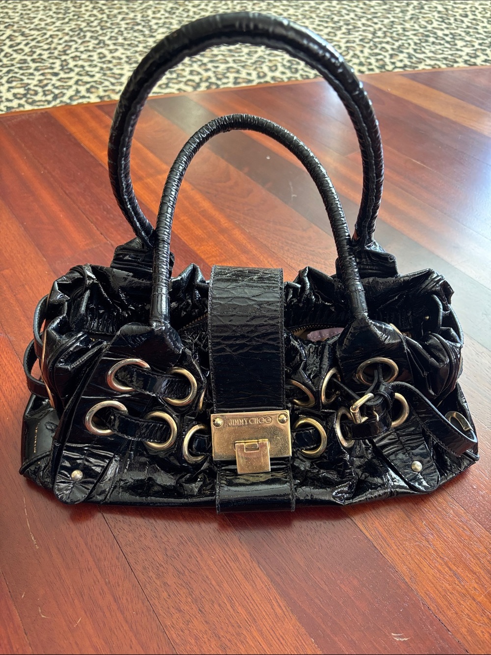 Jimmy Choo RIKI Leather Bag